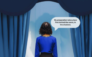 Professional accomplishment behind the scene in the shadows