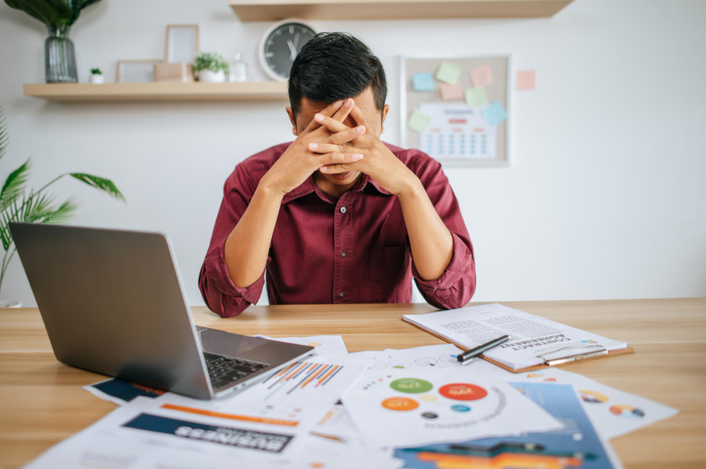 Employé stressé